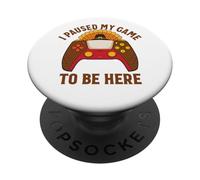 Ho messo in pausa il mio gioco per essere qui Gamer Thanksgiving PopSockets PopGrip Adesivo