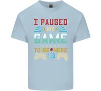 Ho Messo In Pausa Il Mio Gioco Per Essere Qui Maglietta Gaming Per Bambini
