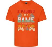 Ho Messo In Pausa Il Mio Gioco Per Essere Qui Maglietta Gaming Per Bambini