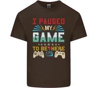 Ho Messo In Pausa Il Mio Gioco Per Essere Qui Maglietta Gaming Per Bambini