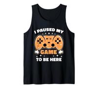 Ho Messo in Pausa Il Mio Gioco per Essere Qui Turchia Ringraziamento Gamer Boys Canotta