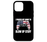 Ho messo in pausa il mio gioco per far saltare roba Gamer 4 luglio Custodia per iPhone 12 mini