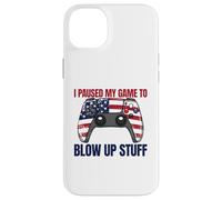 Ho messo in pausa il mio gioco per far saltare roba Gamer 4 luglio Custodia per iPhone 14 Plus