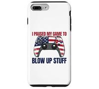 Ho messo in pausa il mio gioco per far saltare roba Gamer 4 luglio Custodia per iPhone 7 Plus/8 Plus