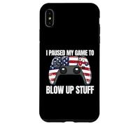 Ho messo in pausa il mio gioco per far saltare roba Gamer 4 luglio Custodia per iPhone XS Max