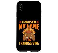 Ho messo in pausa il mio gioco per il Ringraziamento Gamer Gaming Autun Custodia per iPhone XS Max