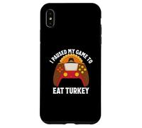 Ho messo in pausa il mio gioco per mangiare la Turchia Gamer Thanksgiving Custodia per iPhone XS Max