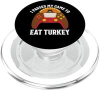 Ho messo in pausa il mio gioco per mangiare la Turchia Gamer Thanksgiving PopSockets PopGrip per MagSafe