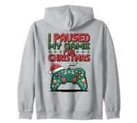 Ho Messo in Pausa Il Mio Gioco per Natale Felpa con Cappuccio