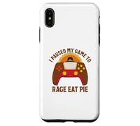 Ho messo in pausa il mio gioco per rabbia mangiare torta gamer Ringraziamento Custodia per iPhone XS Max