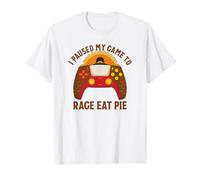 Ho Messo in Pausa Il Mio Gioco per Rabbia Mangiare Torta Gamer Ringraziamento Maglietta