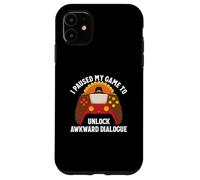 Ho messo in pausa il mio gioco per sbloccare dialoghi imbarazzanti Ringraziamento Custodia per iPhone 11
