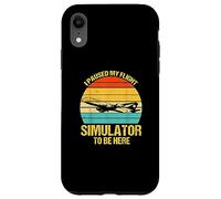 Ho messo in pausa il mio simulatore di volo per essere qui Aereo a elica Custodia per iPhone XR