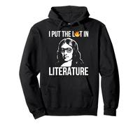 Ho Messo la Lettera nella Letteratura John Milton Paradise Lost Tee Felpa con Cappuccio