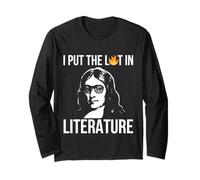Ho Messo la Lettera nella Letteratura John Milton Paradise Lost Tee Maglia a Manica