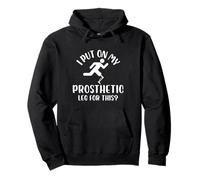 Ho messo la mia gamba protesica per questa gamba AmpuMotive Felpa con Cappuccio