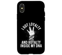 Ho ottenuto lealtà e royalty dentro il mio DNA - 80s 90s Hip Hop Custodia per iPhone X/XS