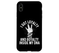 Ho ottenuto lealtà e royalty dentro il mio DNA - 80s 90s Hip Hop Custodia per iPhone XS Max