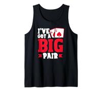 Ho ottenuto Una Grande Coppia Texas Holdem Poker Cards Casino Canotta