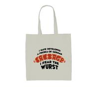 Ho Paura Del Wurst - Borsa In Tela - Salsiccia Bratwurst Cibo Tedesco