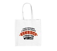Ho Paura Del Wurst - Borsa In Tela - Salsiccia Bratwurst Cibo Tedesco