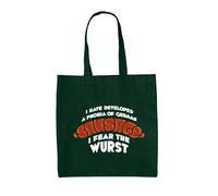 Ho Paura Del Wurst - Borsa In Tela - Salsiccia Bratwurst Cibo Tedesco