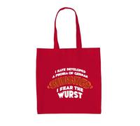 Ho Paura Del Wurst - Borsa In Tela - Salsiccia Bratwurst Cibo Tedesco
