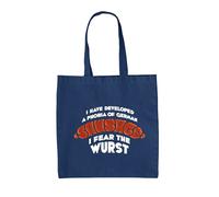 Ho Paura Del Wurst - Borsa In Tela - Salsiccia Bratwurst Cibo Tedesco