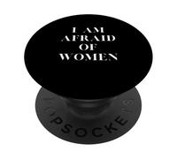 Ho paura delle donne citazione divertente PopSockets PopGrip Adesivo