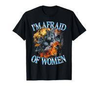 Ho Paura delle Donne Divertente Bootleg Sigma Wolf Maglietta