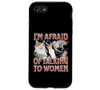 Ho paura di parlare con le donne Divertente gatto Meme Bootleg Custodia per iPhone SE (2020) / 7 / 8