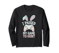 Ho Paused My Game To Hunt Easter Bunny Egg Maglia a Manica