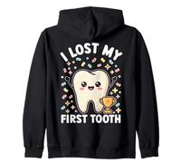 Ho Perso Il Mio Primo Dente Divertente Carino Dente Fuori Felpa con Cappuccio