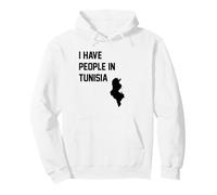 Ho Persone in Tunisia Felpa con Cappuccio