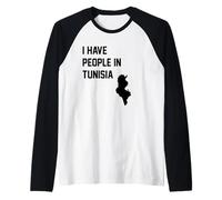 Ho Persone in Tunisia Maglia con Maniche Raglan