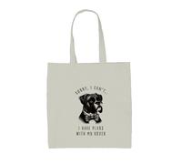 Ho Piani Con Il Mio Boxer - Borsa In Tela - Cane Cani Amore Animale Carino