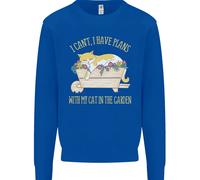 Ho Piani Con Il Mio Gatto Nel Giardino Felpa Uomo