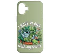 Ho Piani Con Le Mie Piante Divertente Giardiniere Detto Custodia per iPhone 16 Plus