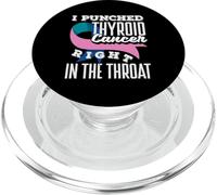 Ho preso a pugni il cancro alla tiroide proprio in gola PopSockets PopGrip per MagSafe