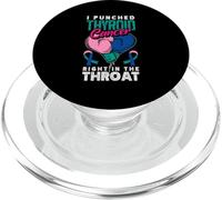Ho preso a pugni il cancro alla tiroide proprio nella gola PopSockets PopGrip per MagSafe