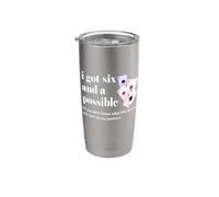 Ho preso sei e un possibile che non puoi essere il mio partner Bicchiere termico in acciaio inox doppia parete