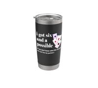 Ho preso sei e un possibile che non puoi essere il mio partner Bicchiere termico in acciaio inox doppia parete