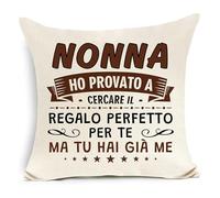 Ho provato a cercare il regalo perfetto per te ma tu hai già me Copricuscino per la Nonna da parte della nipote Regalo di Natale per il compleanno della nonna (Nonna-a)