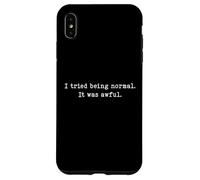 Ho provato a essere una citazione normale per introversi e ribelli Custodia per iPhone XS Max