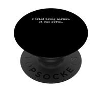 Ho provato a essere una citazione normale per introversi e ribelli PopSockets PopGrip Adesivo