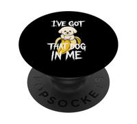 Ho quel cane dentro di me Meme divertente Bichon PopSockets PopGrip Adesivo