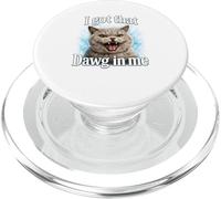 Ho quel cane in me Camicia da gatto Divertente meme British PopSockets PopGrip per MagSafe