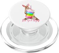 Ho questo simpatico frullato motivazionale a forma di coniglietto arcobaleno PopSockets PopGrip per MagSafe