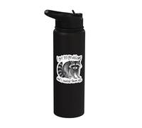Ho ricevuto 99 problemi e li ho causati tutti - Funny Raccoon Stainless Steel Insulated Water Bottle