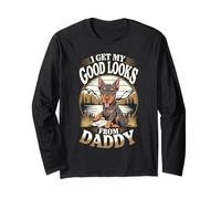 Ho Ricevuto Il Mio bell'aspetto da Daddy Doberman Puppy Dog Lover Maglia a Manica